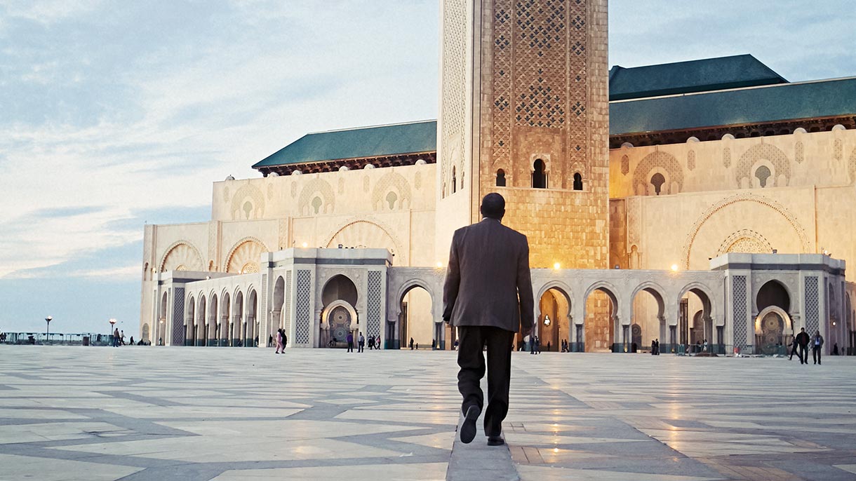 Редуан Белхаймер посещает Мечеть Хасана II